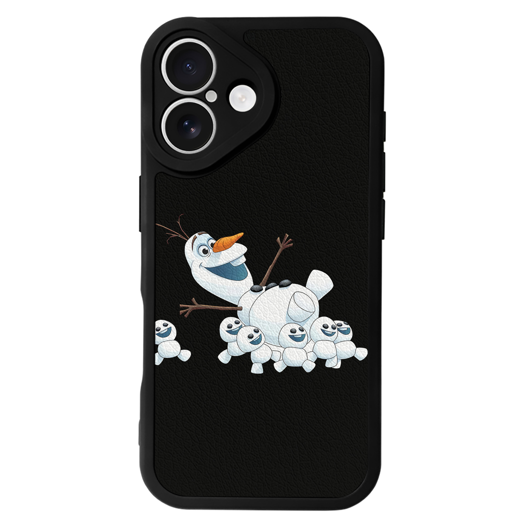 （画像用） アナと雪の女王 アンナ エルサ Frozen Anna Elsa 【iPhone 16シリーズ対応】シリコンスマホケース（レザー調） 材質：シリコン